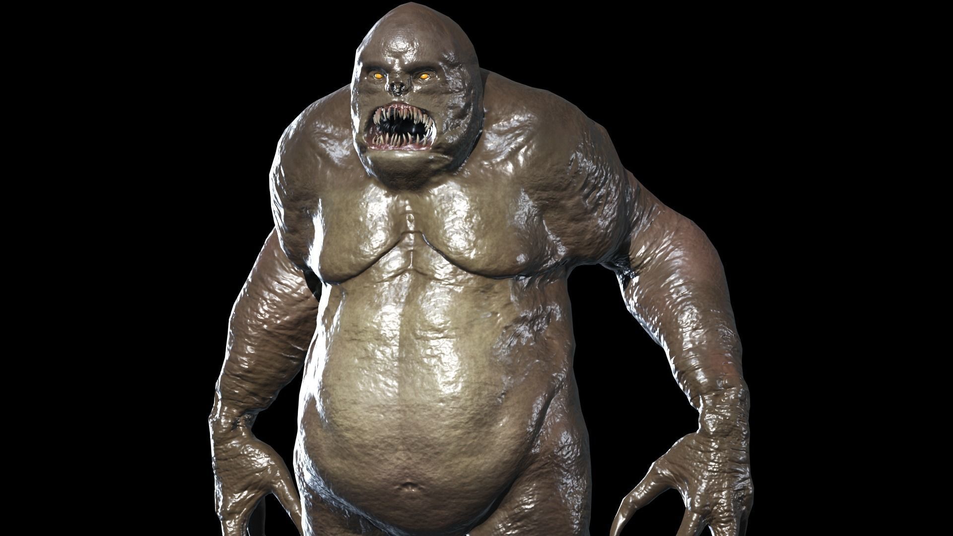 FatDemon5 Low-poly 3D model_12