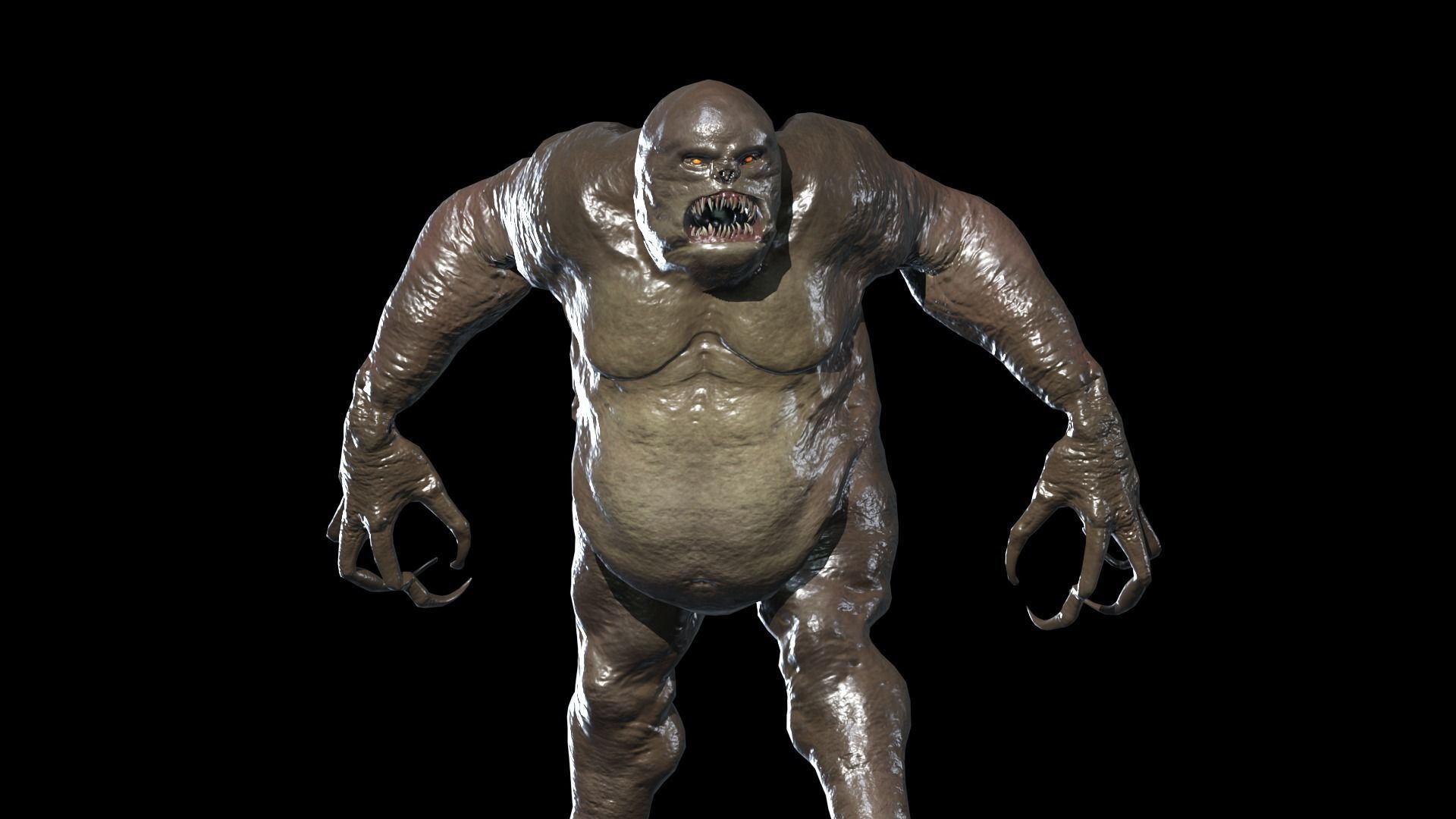 FatDemon5 Low-poly 3D model_11