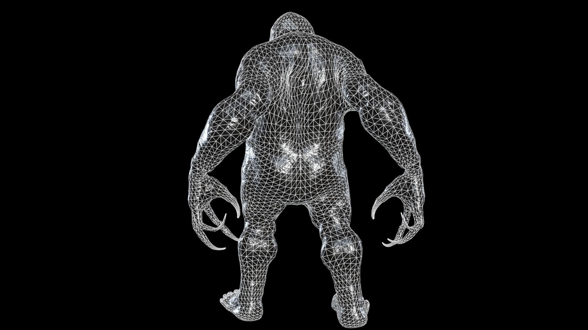 FatDemon5 Low-poly 3D model_17