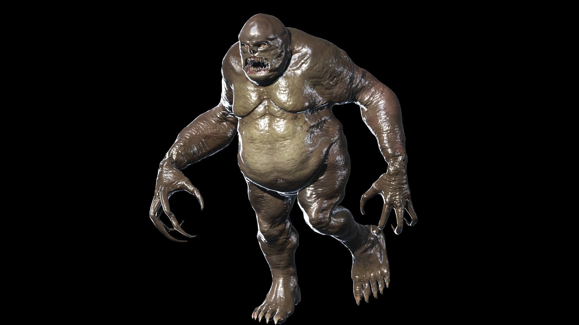 FatDemon5 Low-poly 3D model_9