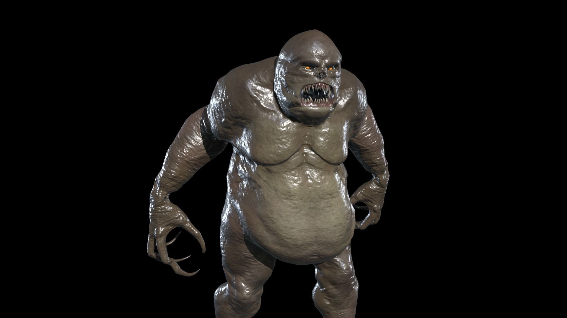 FatDemon5 Low-poly 3D model_5