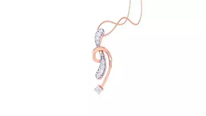 Diamond Pendant 3dm stl obj gltf glb 3mf renders details