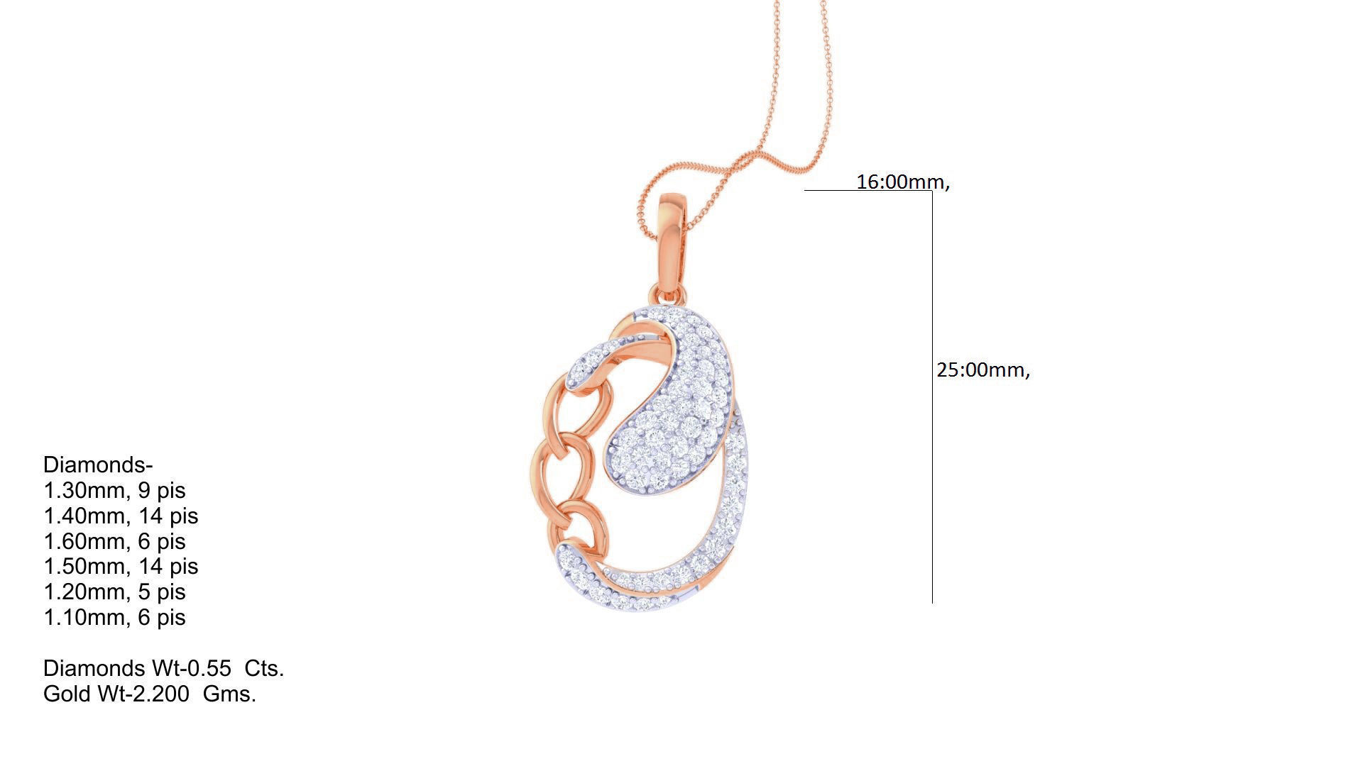 Diamond Pendant 3dm stl obj gltf glb 3mf renders details 3D print model_4