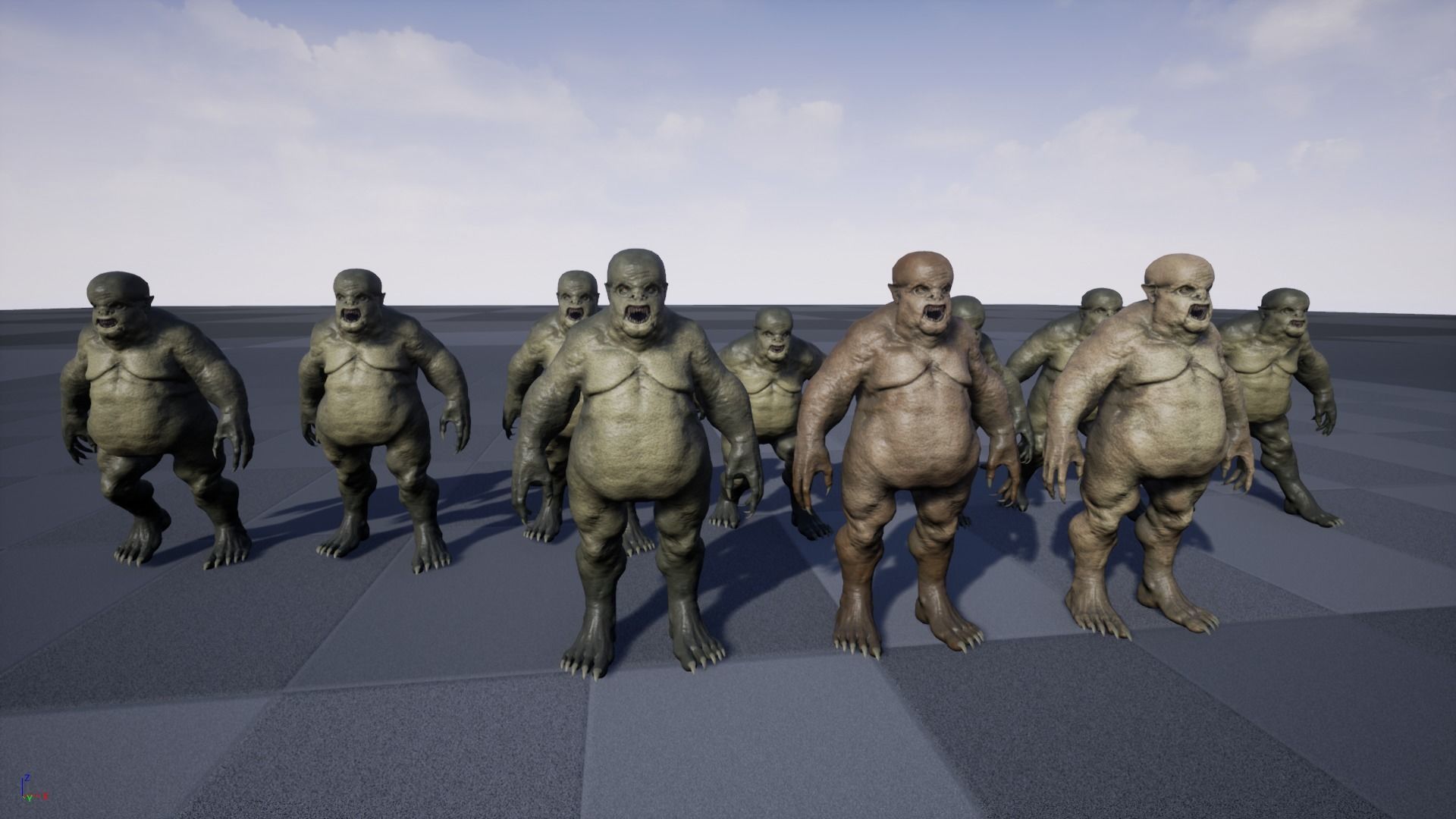 Fat Demon 4  Low-poly 3D model_16