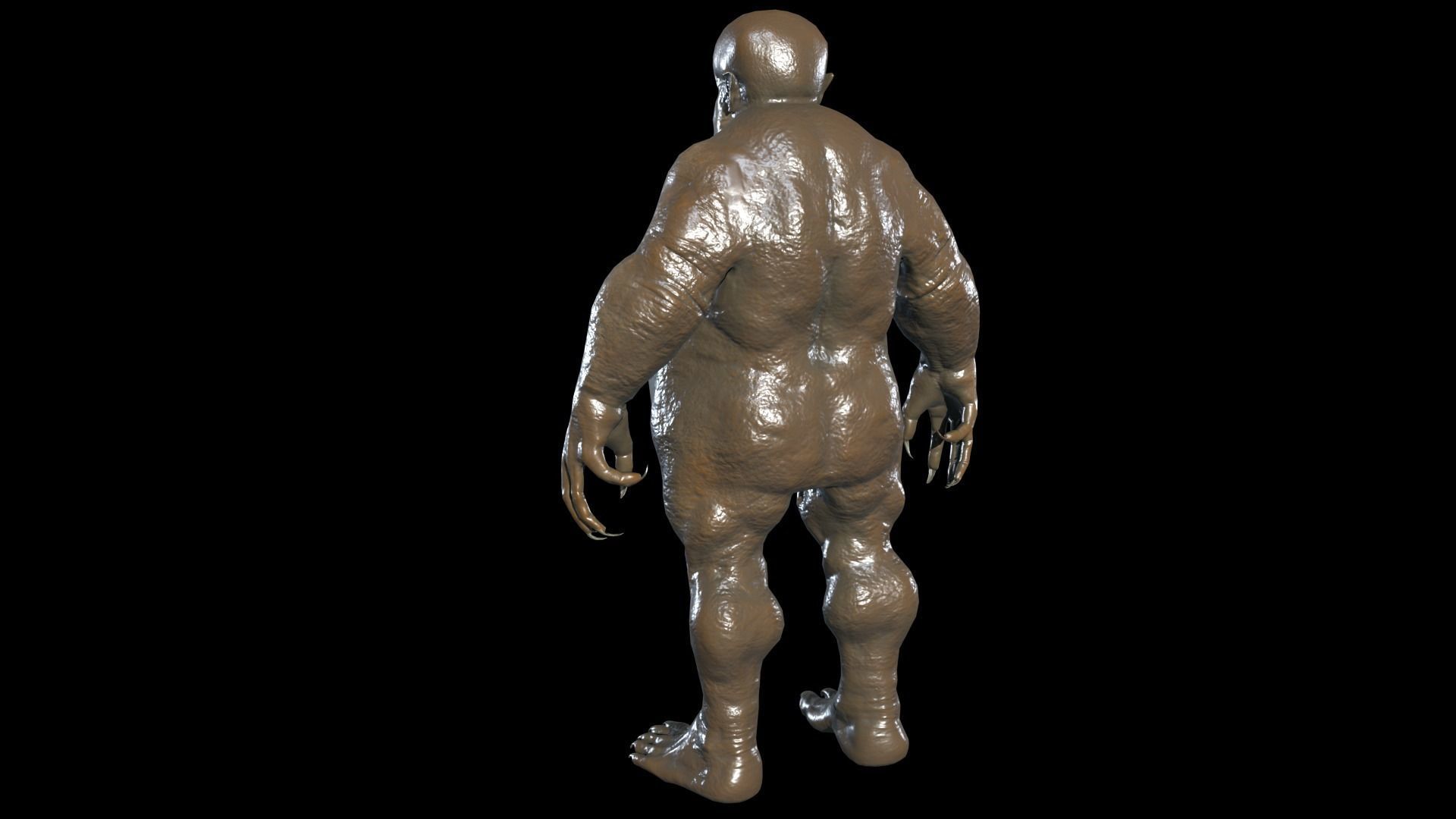 Fat Demon 4  Low-poly 3D model_12