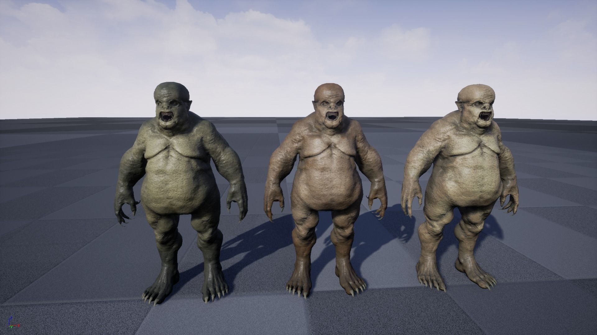 Fat Demon 4  Low-poly 3D model_17