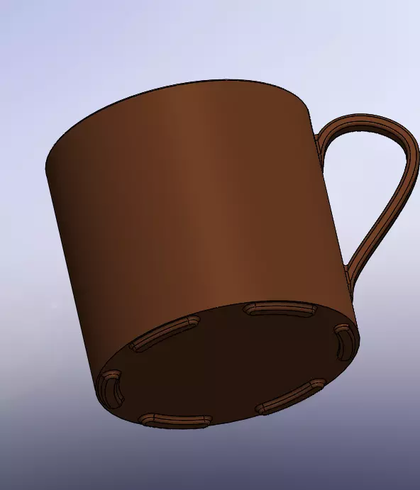 Coffee Mug 3D print model 3D print model_0