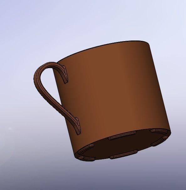 Coffee Mug 3D print model 3D print model_2