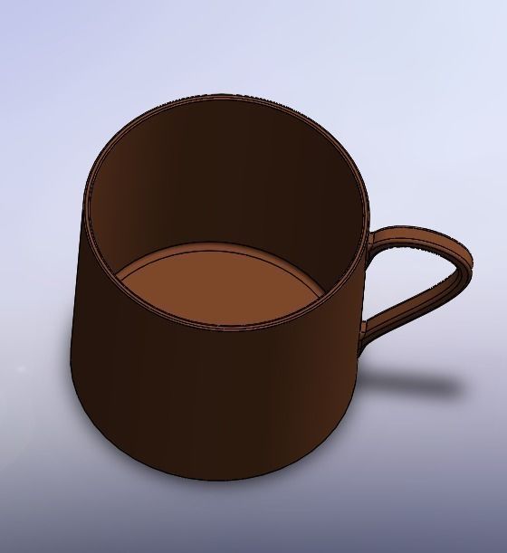 Coffee Mug 3D print model 3D print model_1