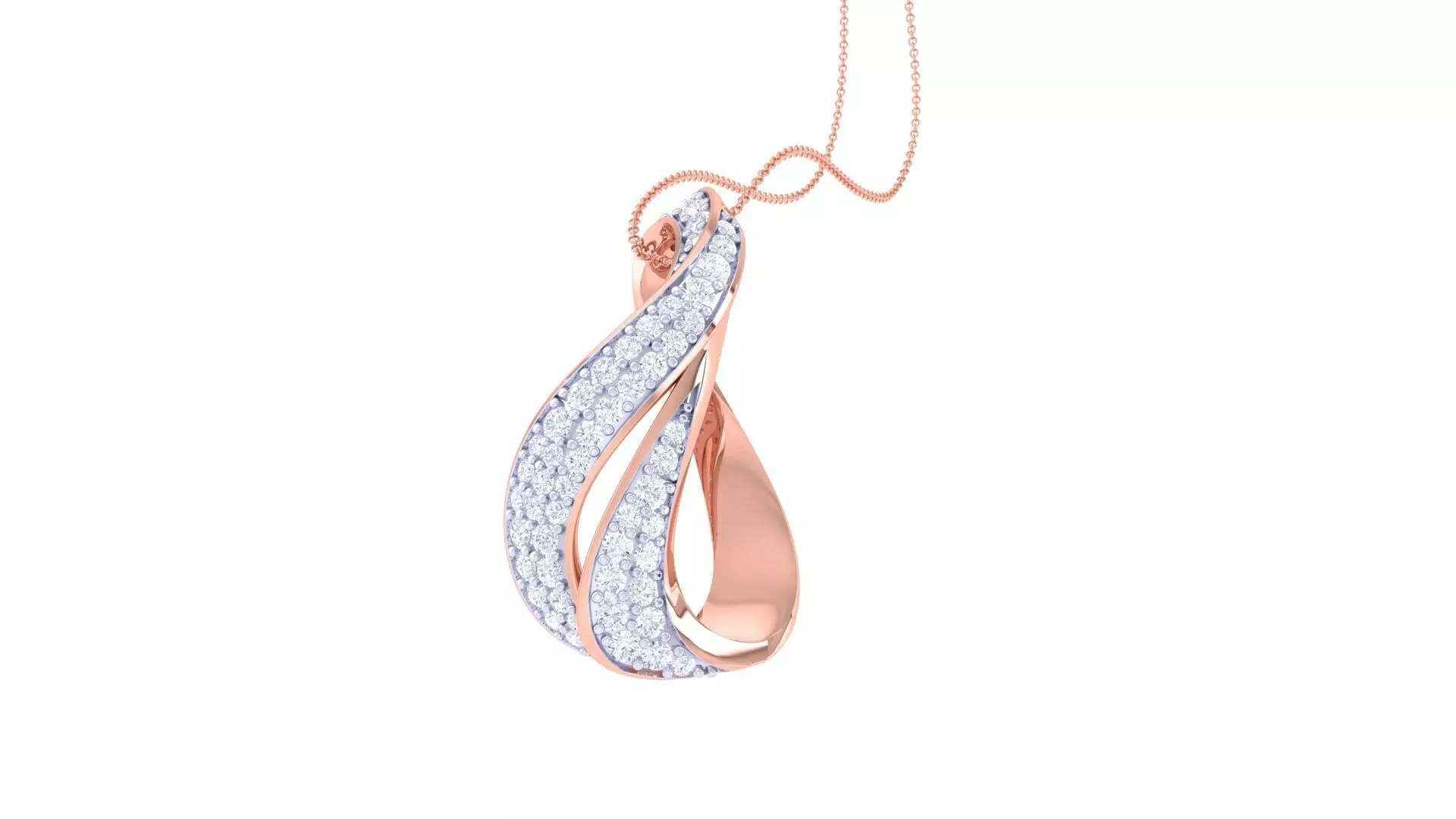 Diamond Pendant 3dm stl obj gltf glb 3mf renders details 3D print model_0