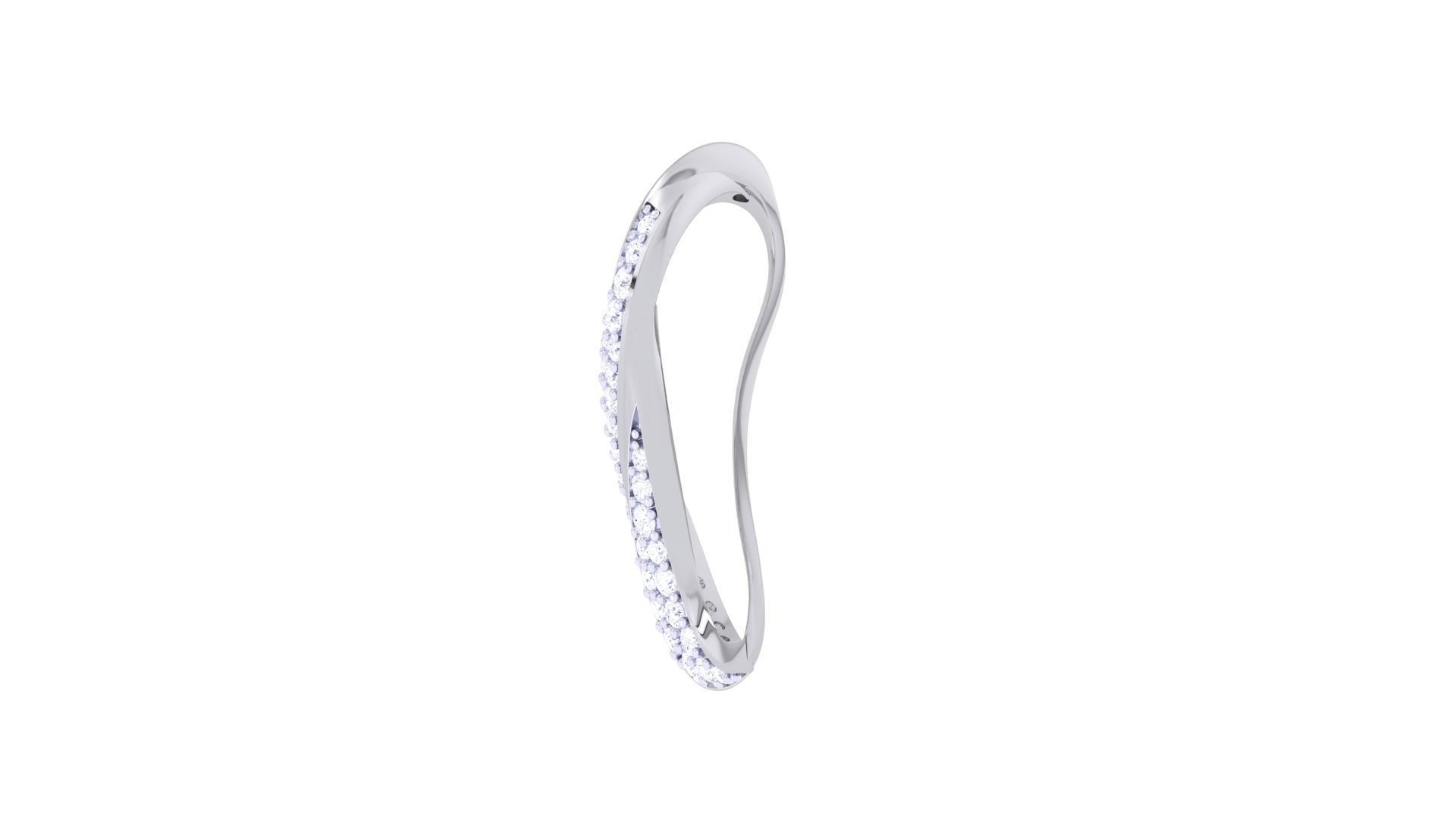 Diamond Pendant 3dm stl obj gltf glb 3mf renders details 3D print model_12