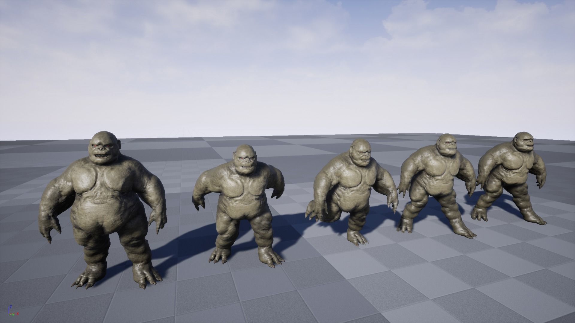 Fat Demon 2 Low-poly 3D model_13