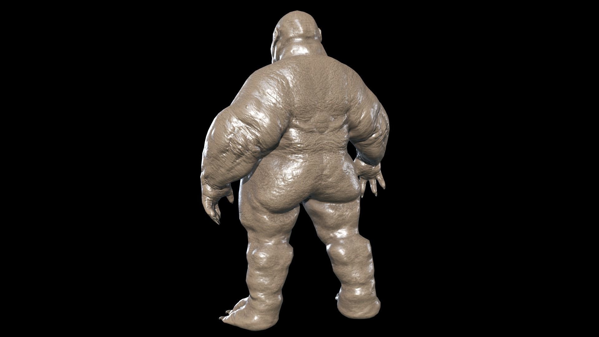 Fat Demon 2 Low-poly 3D model_17