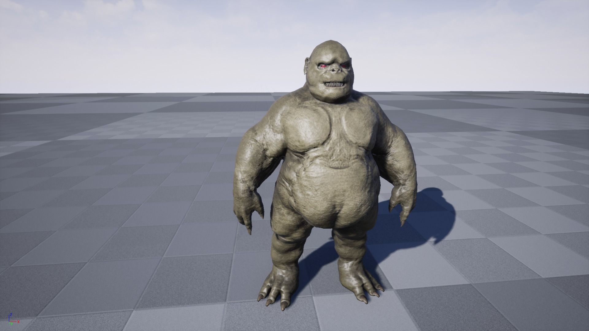 Fat Demon 2 Low-poly 3D model_14