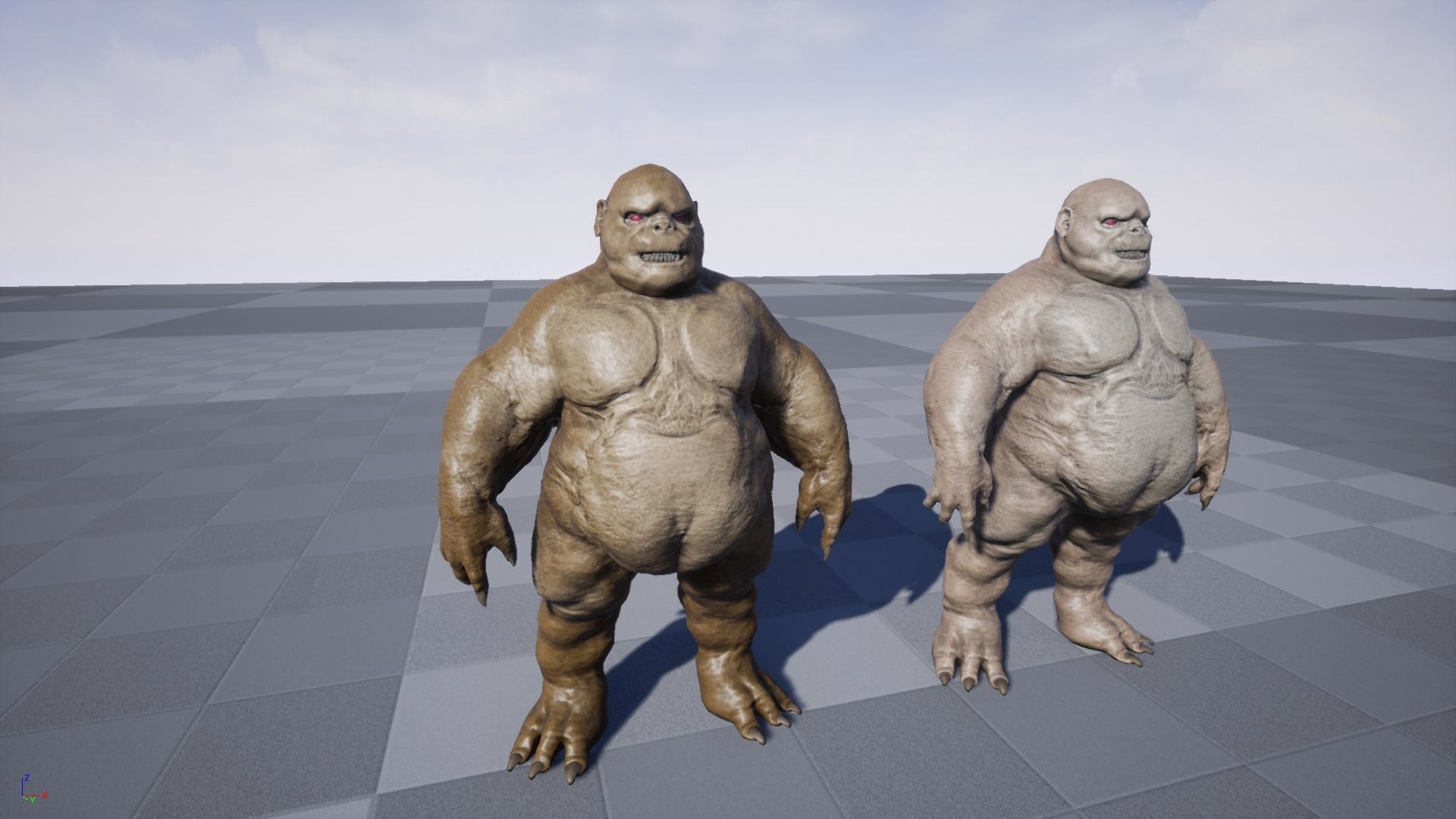 Fat Demon 2 Low-poly 3D model_11