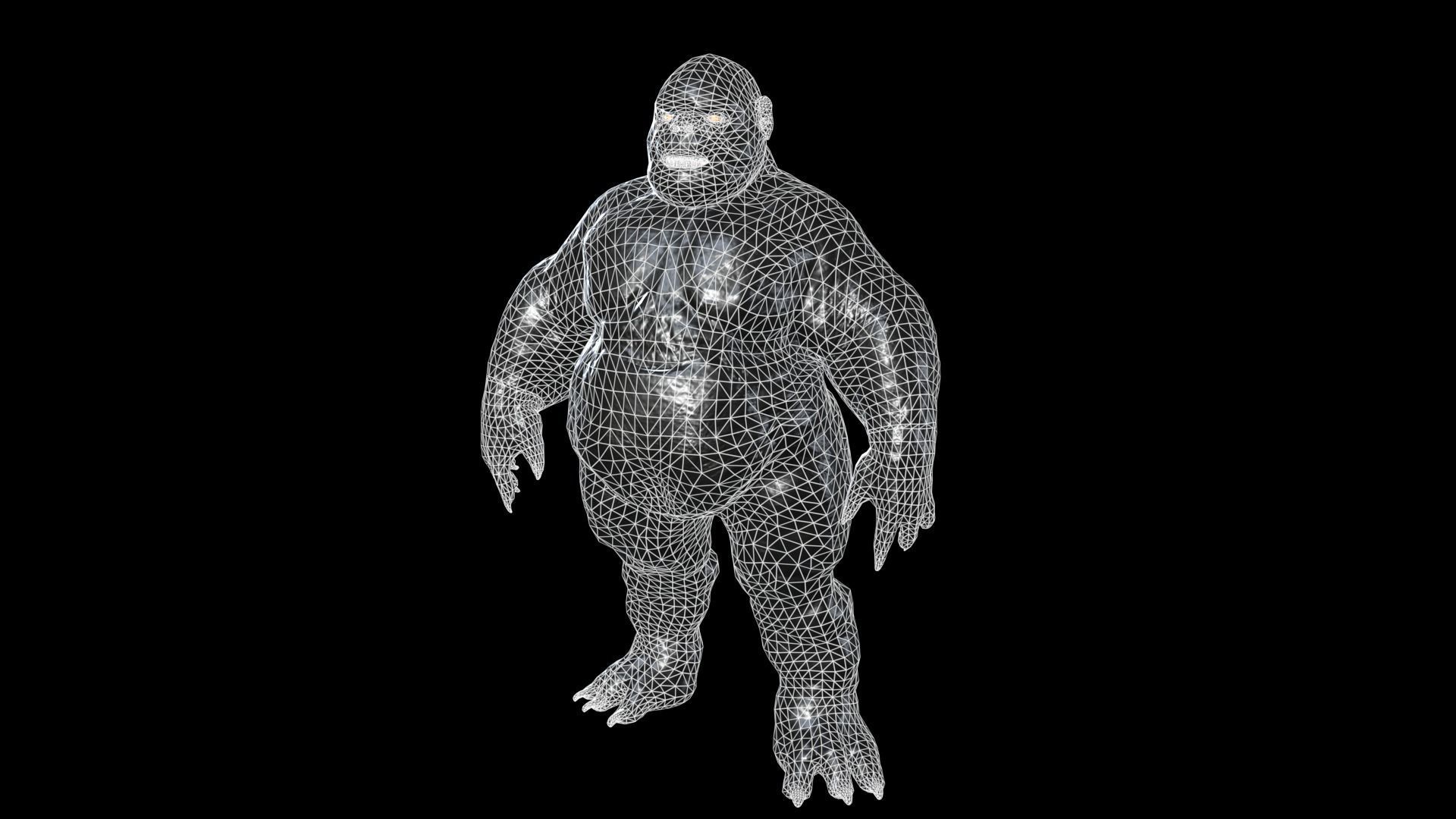 Fat Demon 2 Low-poly 3D model_18