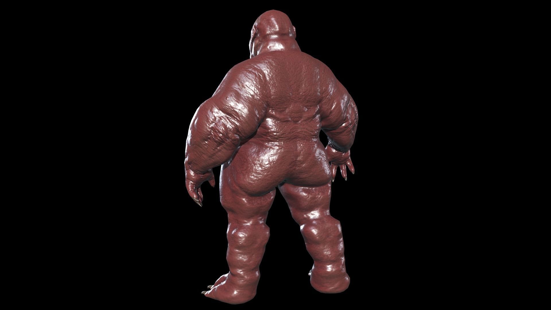 Fat Demon 2 Low-poly 3D model_15