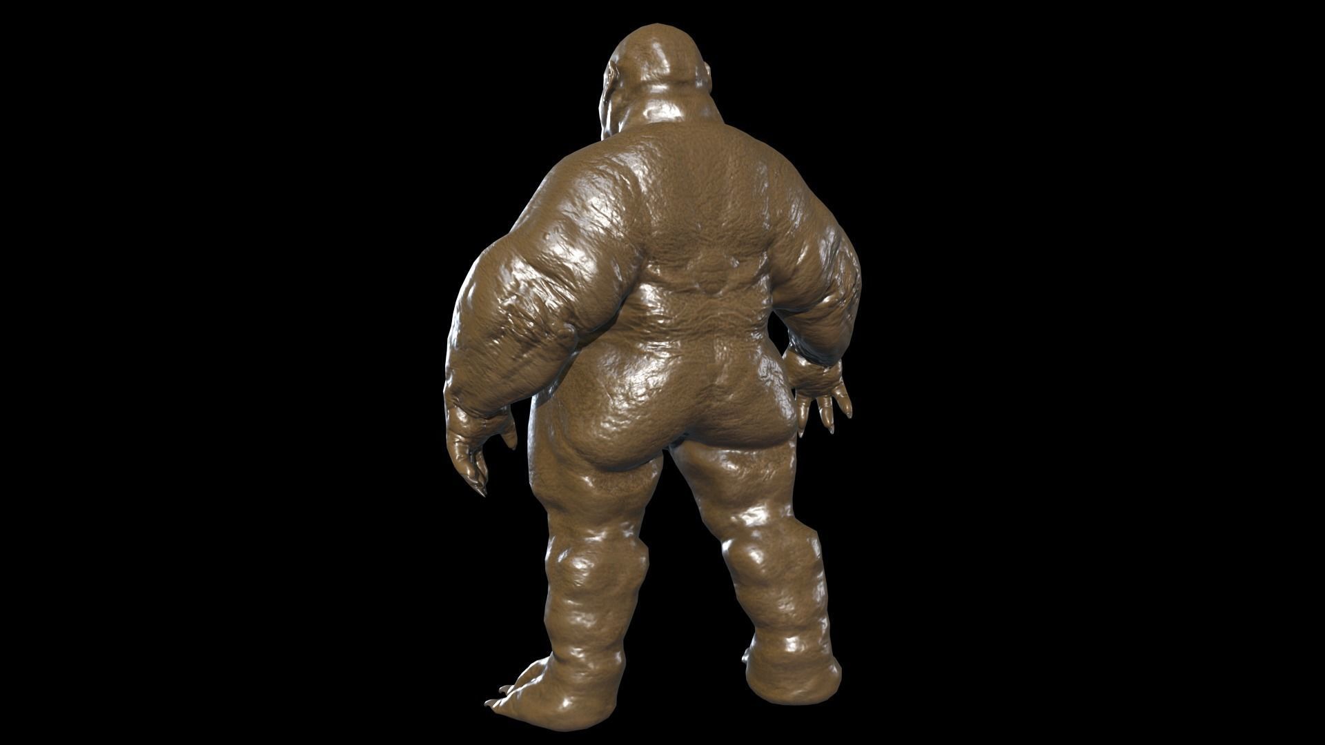 Fat Demon 2 Low-poly 3D model_16