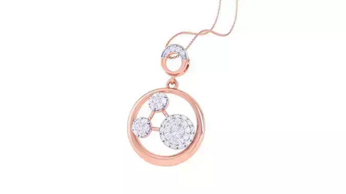 Diamond Pendant 3dm stl obj gltf glb 3mf renders details