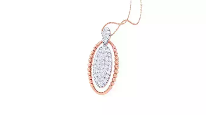 Diamond Pendant 3dm stl obj gltf glb 3mf renders details 3D print model