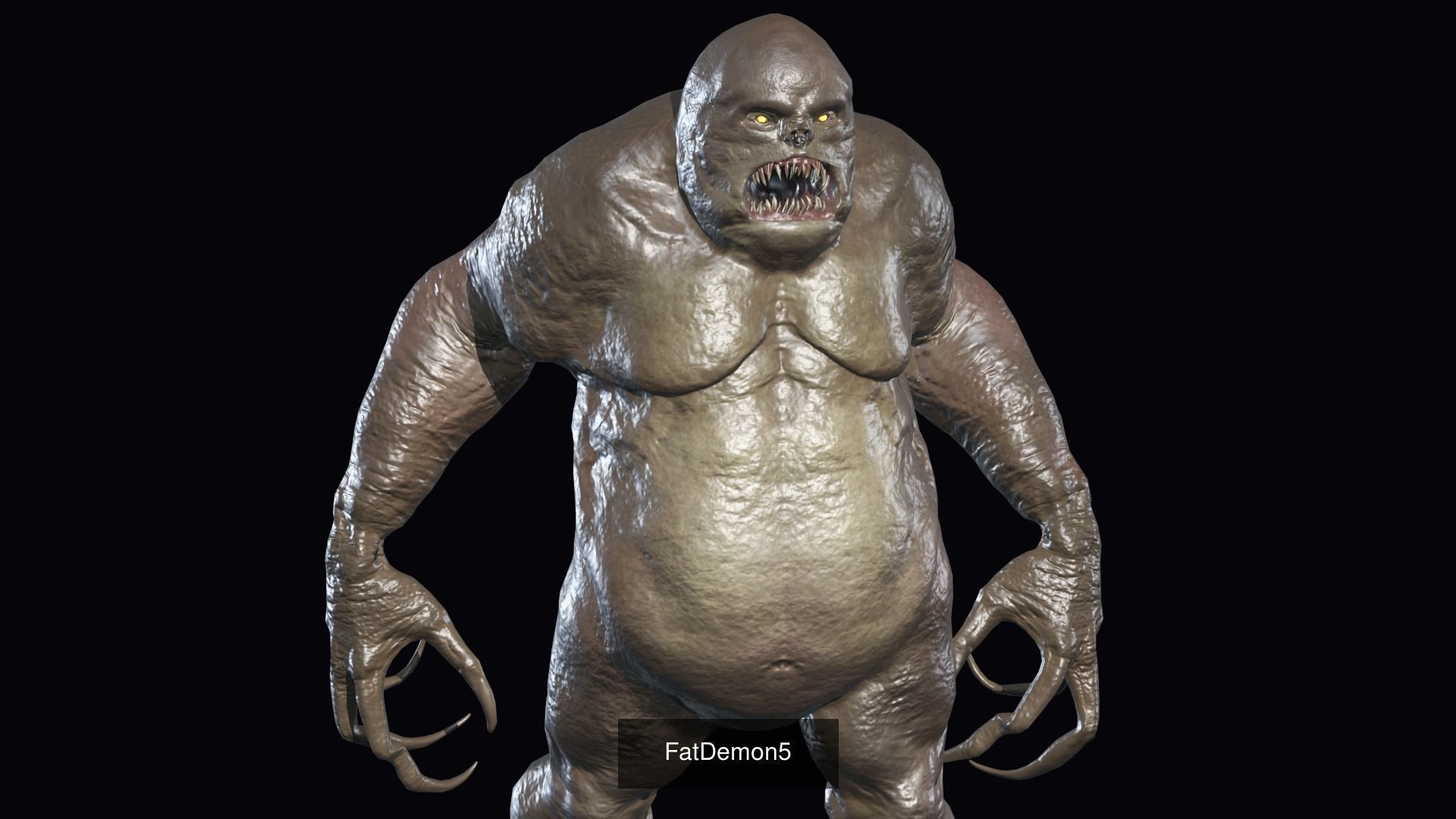 Fat Demons Pack 3D Model Collection_11