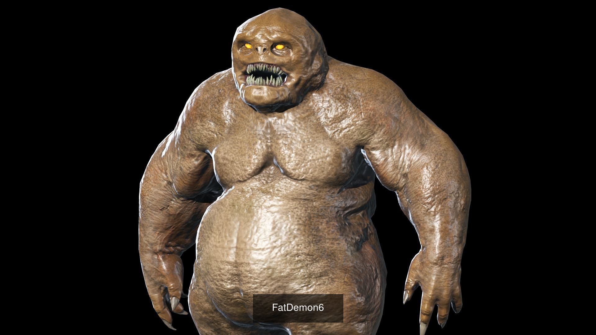 Fat Demons Pack 3D Model Collection_10