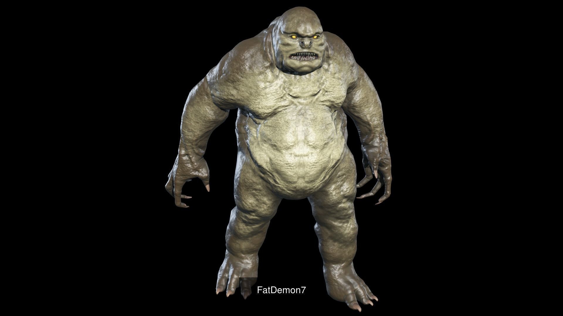 Fat Demons Pack 3D Model Collection_9