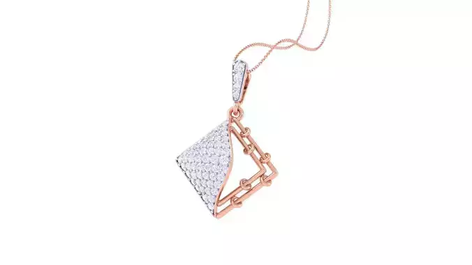 Diamond Pendant 3dm stl obj gltf glb 3mf renders details 3D print model
