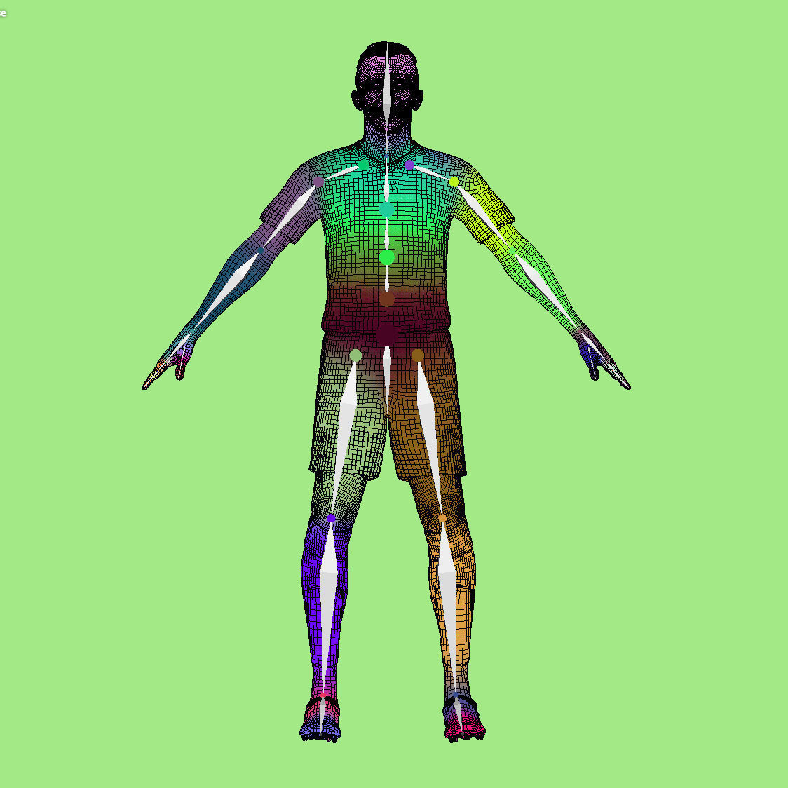 T-P Rigged James Ward- Prowse Southampton 3D model_3