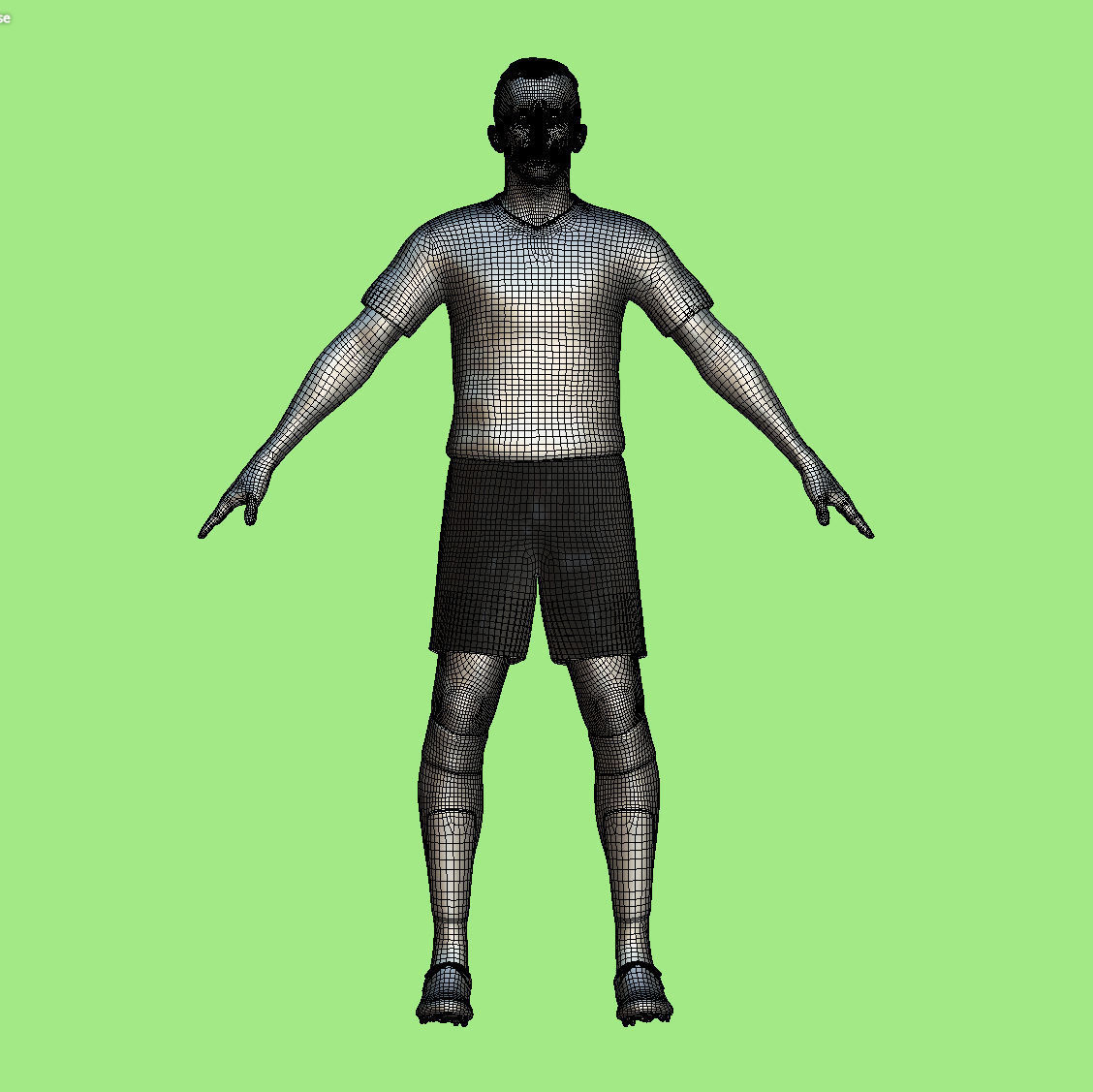 T-P Rigged James Ward- Prowse Southampton 3D model_2