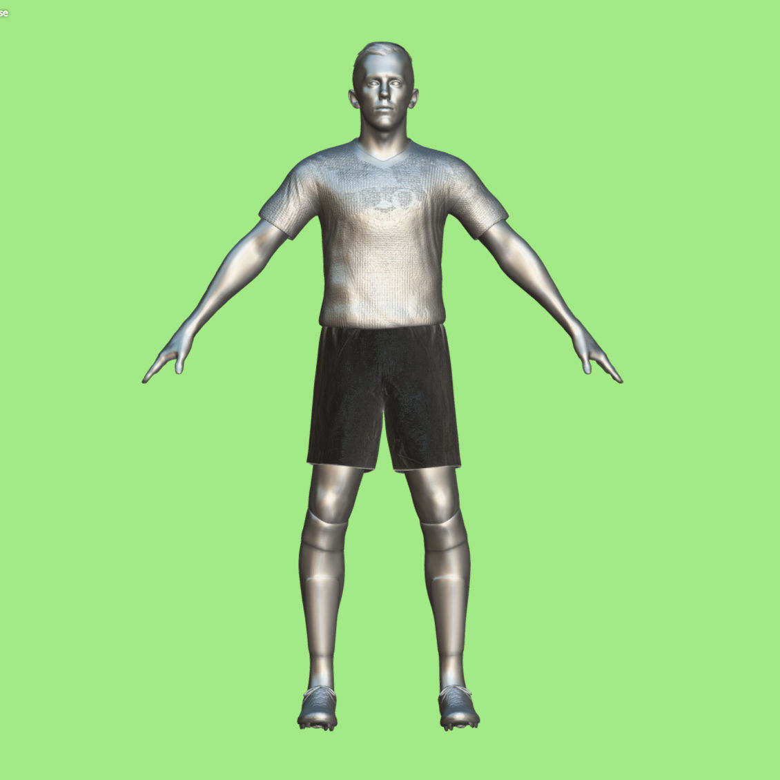 T-P Rigged James Ward- Prowse Southampton 3D model_4