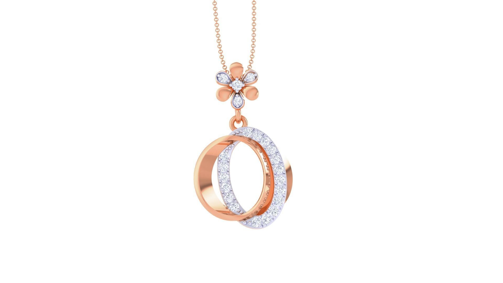 Diamond Pendant 3dm stl obj gltf glb 3mf renders details 3D print model_10