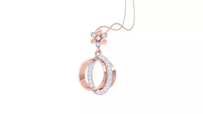 Diamond Pendant 3dm stl obj gltf glb 3mf renders details