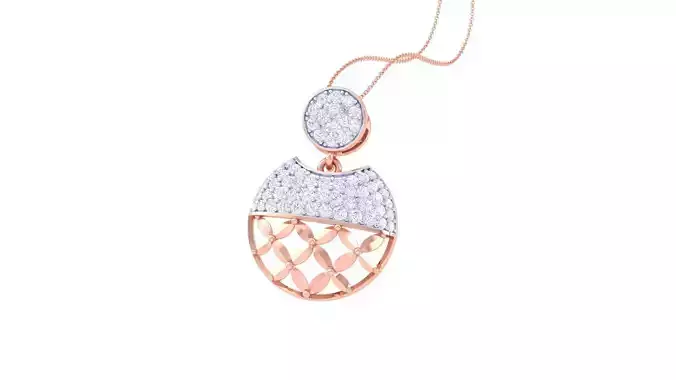 Diamond Pendant 3dm stl obj gltf glb 3mf renders details