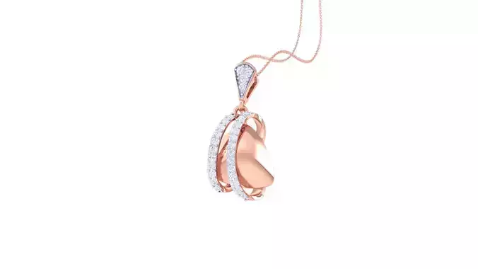 Diamond Pendant 3dm stl obj gltf glb 3mf renders details 3D print model