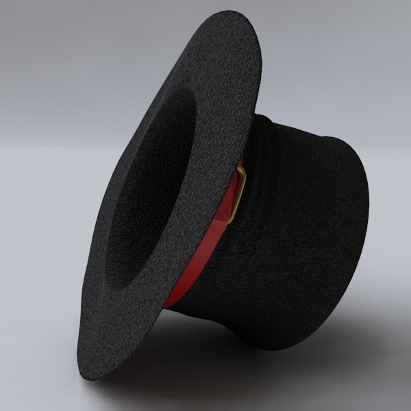 Old Hat 3D model_3