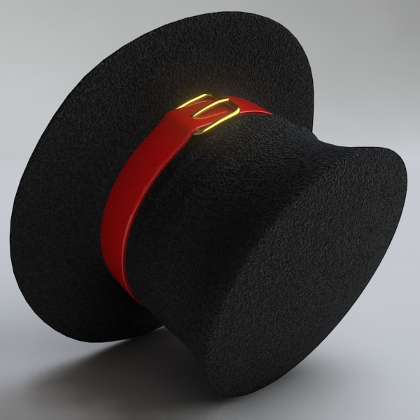 Old Hat 3D model_5