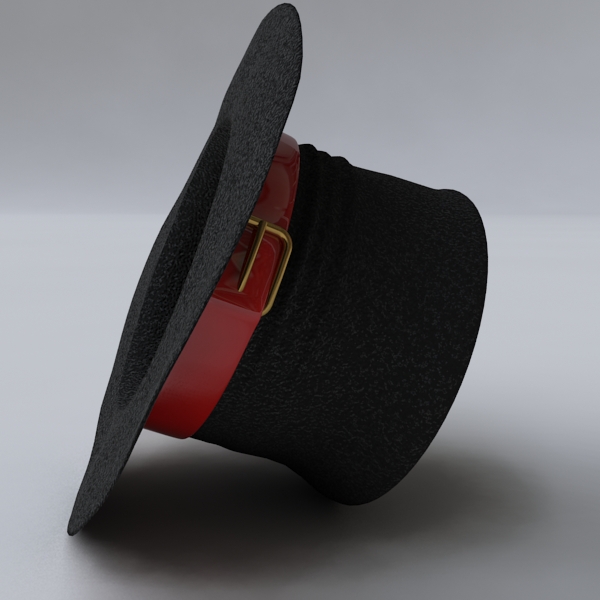 Old Hat 3D model_4