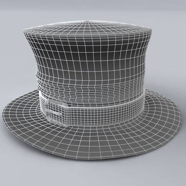 Old Hat 3D model_8