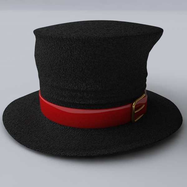 Old Hat 3D model_2