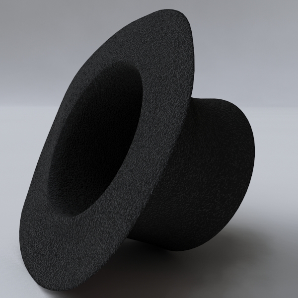 Old Hat 3D model_7