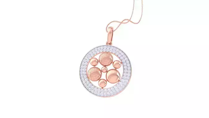 Diamond Pendant 3dm stl obj gltf glb 3mf renders details 3D print model