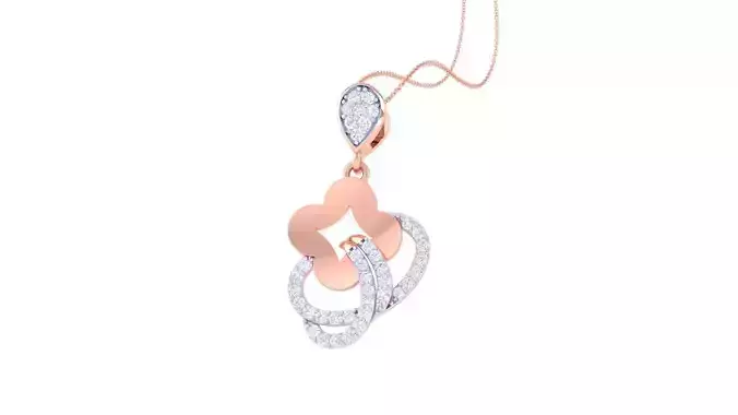 Diamond Pendant 3dm stl obj gltf glb 3mf renders details 3D print model