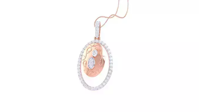Diamond Pendant 3dm stl obj gltf glb 3mf renders details 3D print model