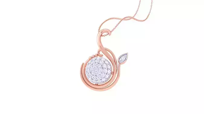 Diamond Pendant 3dm stl obj gltf glb 3mf renders details 3D print model