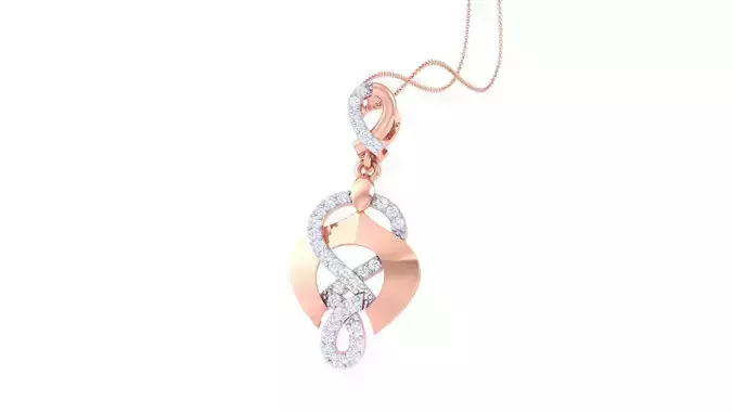 Diamond Pendant 3dm stl obj gltf glb 3mf renders details 3D print model