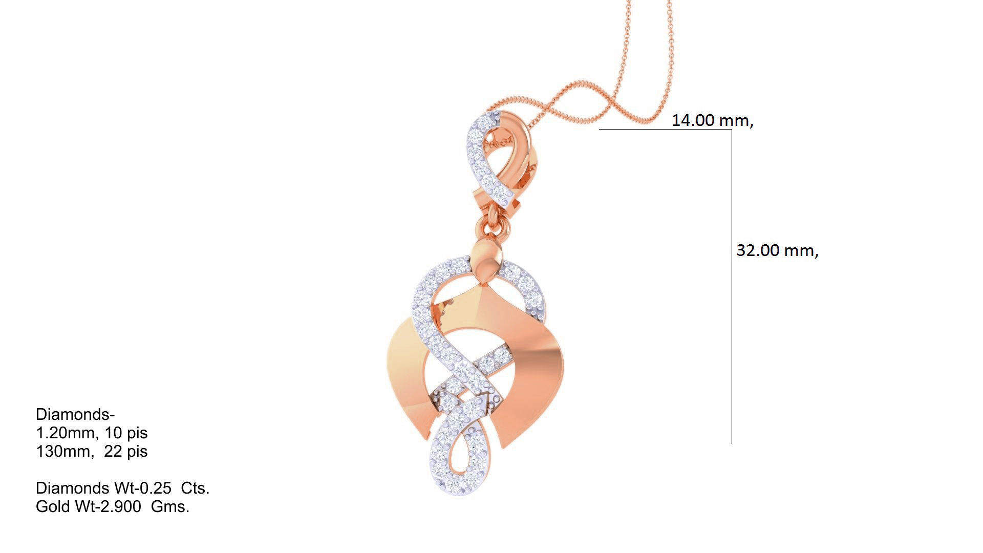 Diamond Pendant 3dm stl obj gltf glb 3mf renders details 3D print model_5