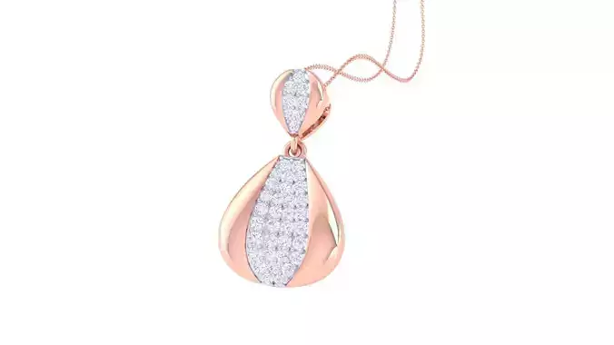 Diamond Pendant 3dm stl obj gltf glb 3mf renders details 3D print model
