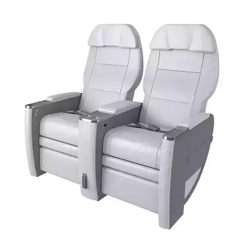 Airplane seat Geven business class 3D model