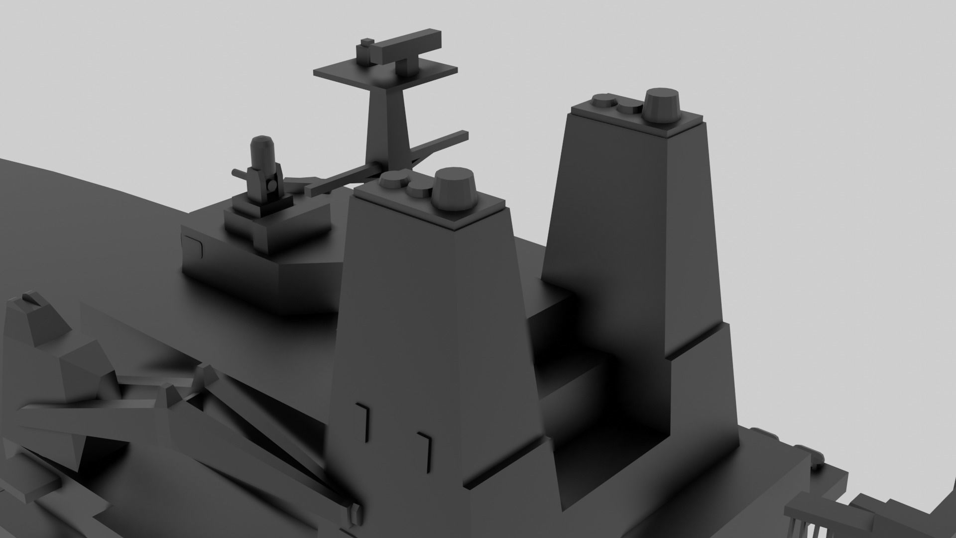 RFA Fort Victoria - Model for small scale printing 3D print model_9